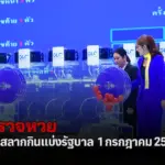 ตรวจหวย 1/7/2569 ตรวจผลสลากกินแบ่งรัฐบาลล่าสุด